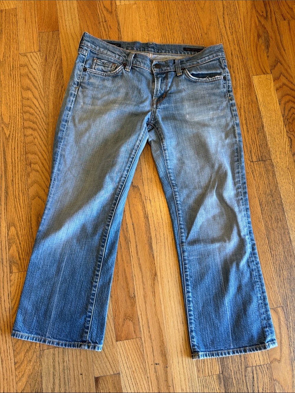 Citizens Of Humanity Light Blue Flare Jeans - Wide Leg